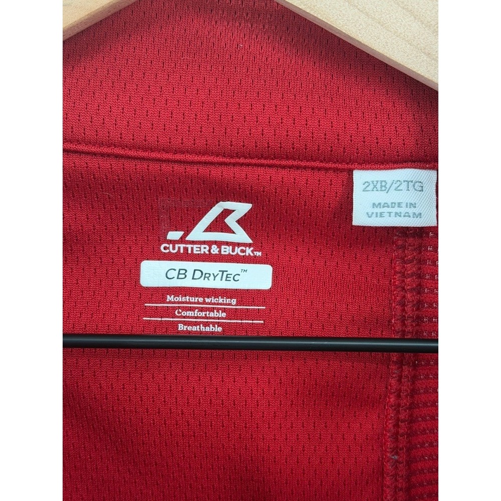 Cutter & Buck Washington Nationals Quarter Zip Pullover Golf Moisture Wicking - Picture 4 of 8